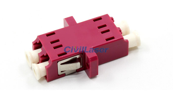 Integrated Type Multimode Double Core Plastic Fiber Optic Adapter